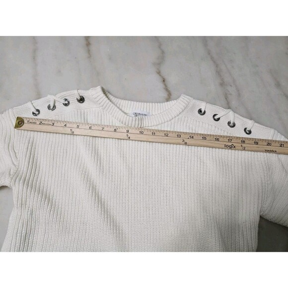 Calvin Klein Sweater Criss Cross Shoulders Women's Size M - Picture 8 of 9
